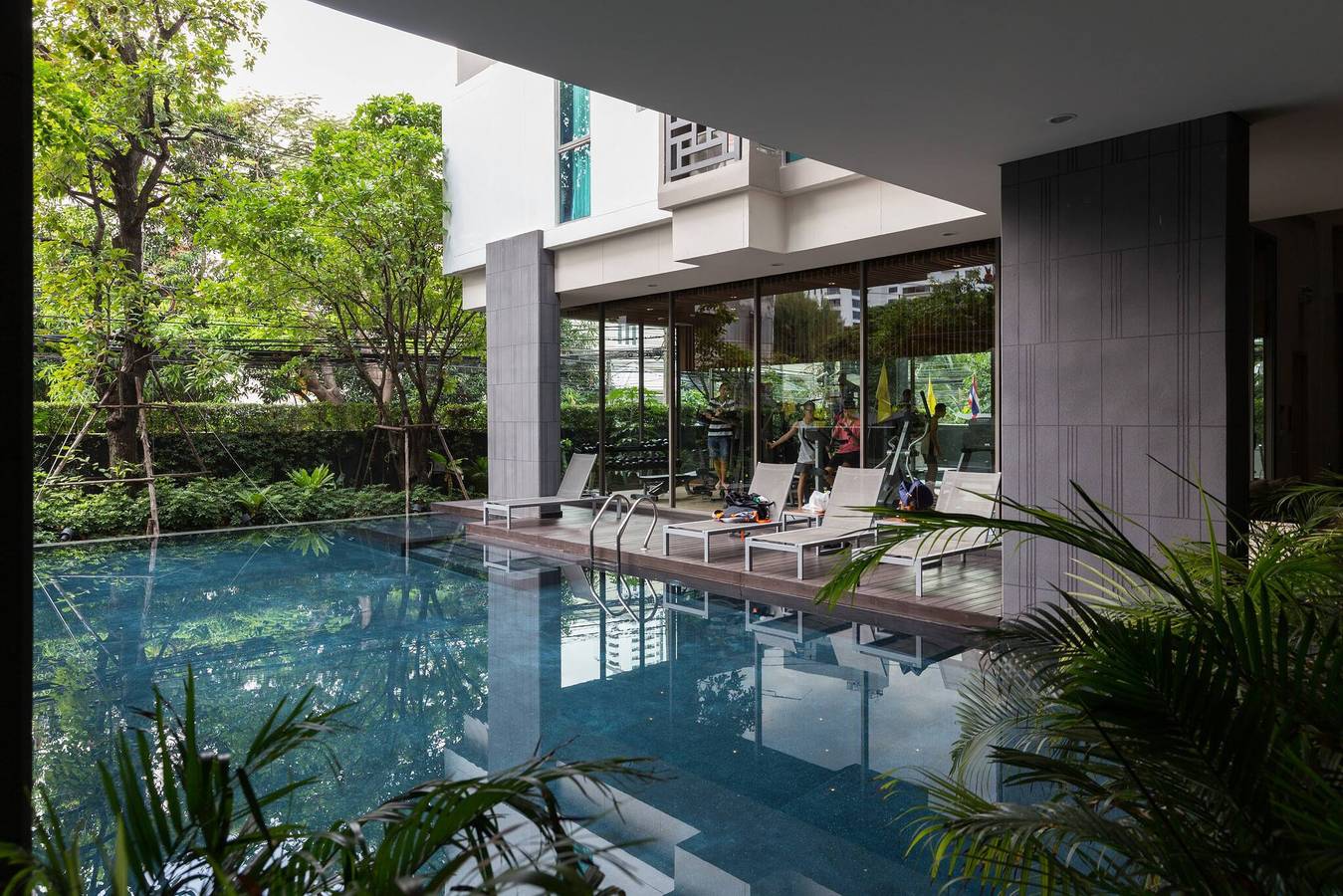 Appartement entier, S39 - Appartement 1 chambre au centre-ville avec balcon et piscine in Watthana District, Bangkok