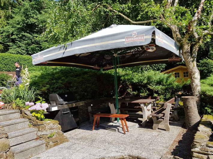 Ferienhaus mit wunderschönen Ausblick im Garten in Frauenberg, Budweis und Umgebung