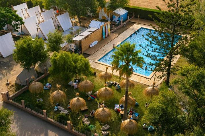Camping para 2 personas, con Jardín y Piscina en Vejer de la Frontera