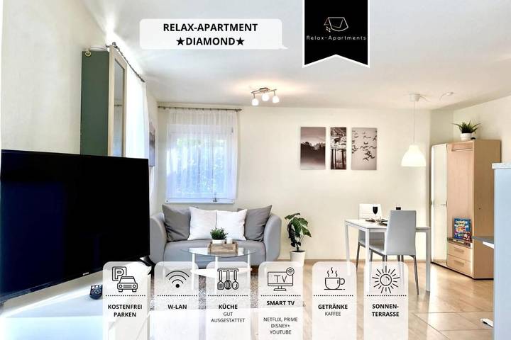 Ferienwohnung für 2 Personen, mit Terrasse und Garten