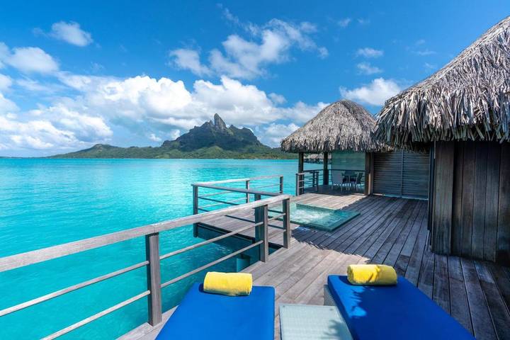Station pour 5 personnes, avec jardin et piscine ainsi que jacuzzi et sauna dans Bora Bora - 4