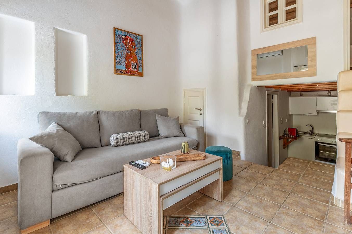 Apartamento entero, Apartamento 'Myconian V' con vistas al mar, Wi-Fi y aire acondicionado in Mykonos