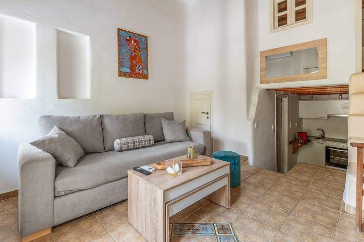 Ganze Wohnung, Ferienwohnung 'Myconian V' mit Meerblick, Wi-Fi und Klimaanlage in Mykonos