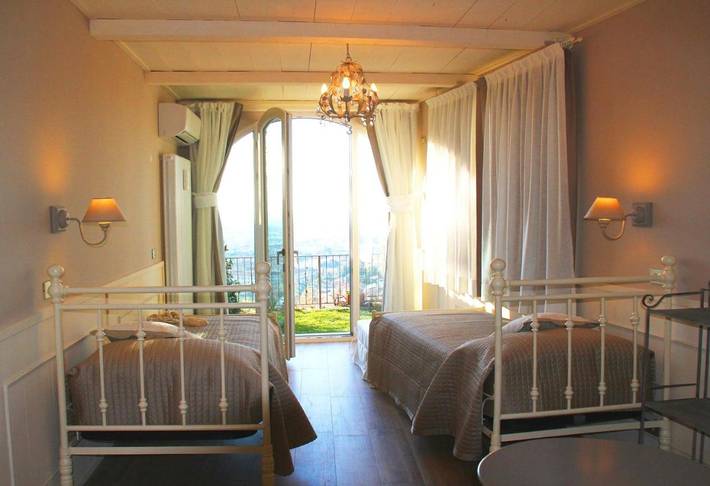 B&b voor 2 personen, with uitzicht and tuin as well as terras in Bergamo
