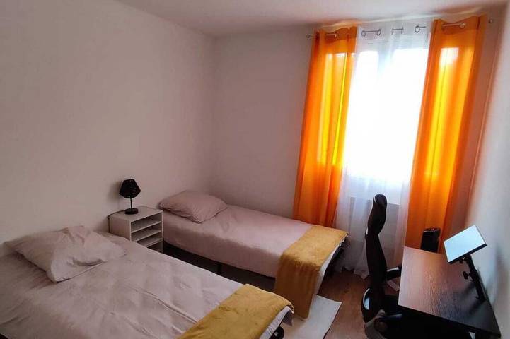 Appartement de vacances pour 6 personnes, avec jardin