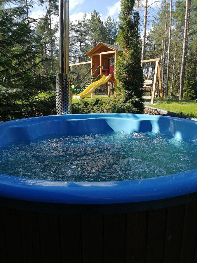 Domek Aleksander z basenem, banią ruską i sauną in Powiat kartuski