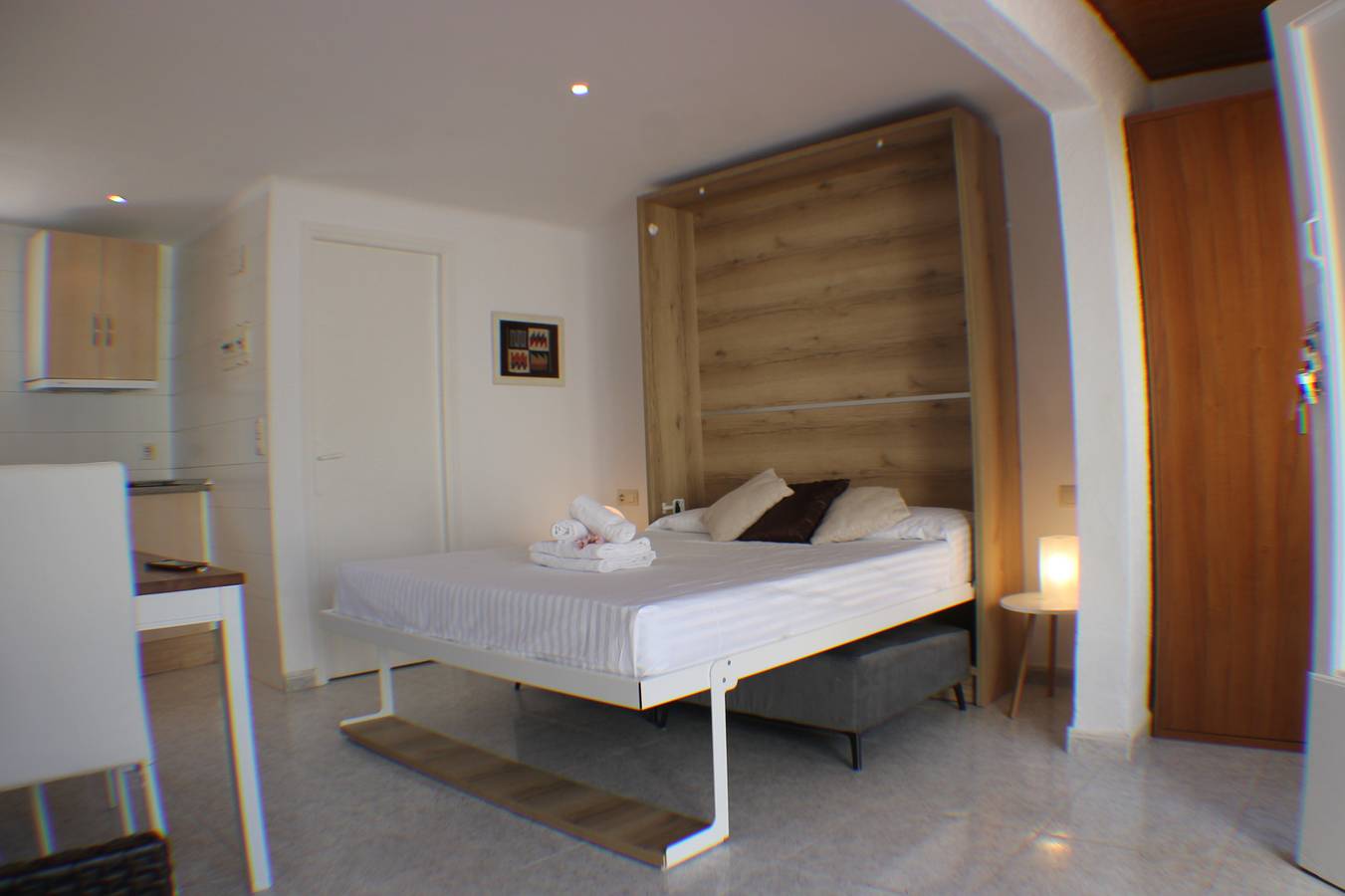 Studio voor 2 personen met balkon/terras, foto 14