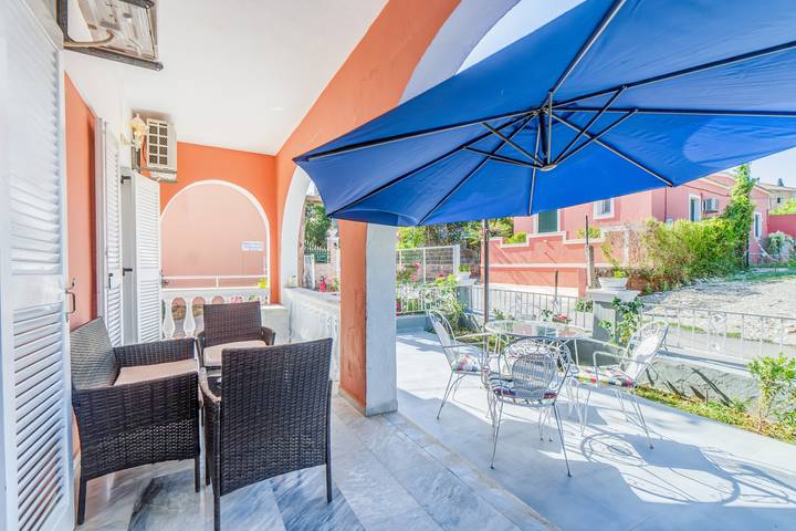 Vakantiewoning voor 4 personen, met Balkon en Tuin op Corfu