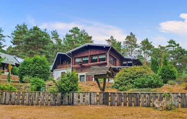 Ferienhaus für 10 Personen, mit Garten und Seeblick sowie Terrasse im Ruppiner Land