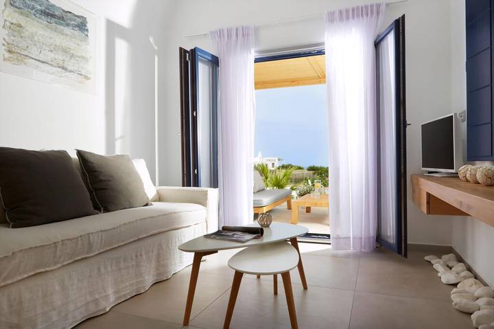 Ferienhaus für 2 Personen, mit Meerblick und Balkon sowie Garten auf Santorin - 3