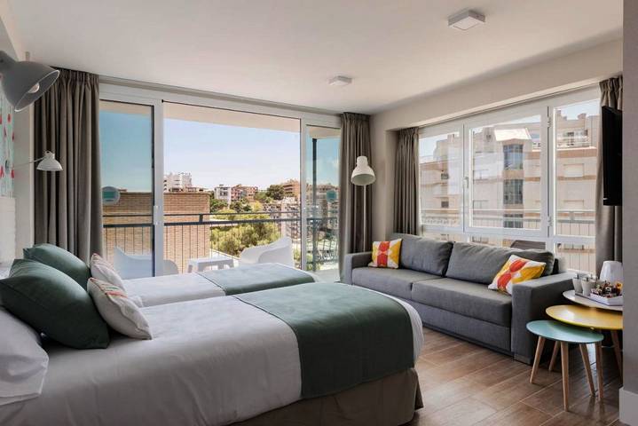 Maison d’hôte pour 2 personnes, avec Balcon ainsi que Terrasse et Vue à Salou