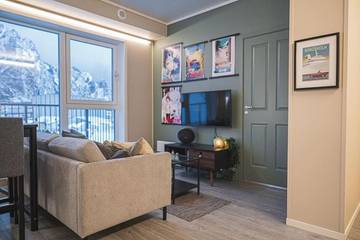 Gîte pour 4 personnes, avec vue et balcon dans Svolvær