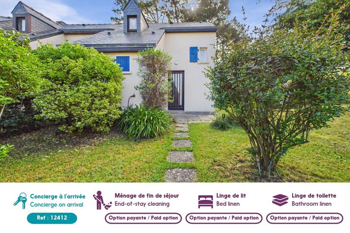 A 400m de la playa, jardín, casa para 5 in Le Pouliguen, Côte de Jade