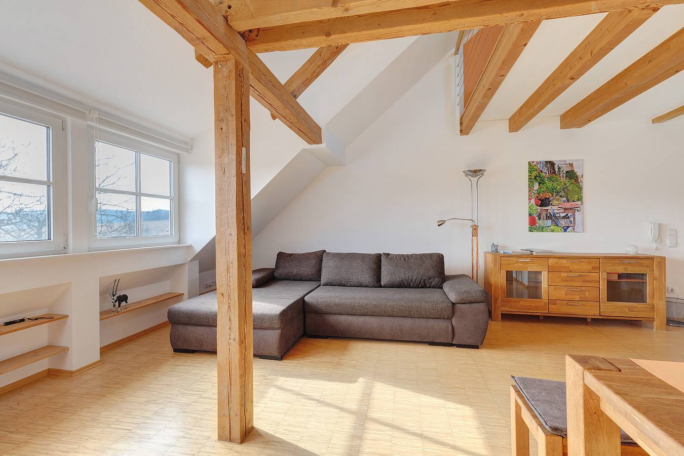 Ganze Wohnung, Ferienwohnung 'Birkethof Romantik' mit gemeinsamer Terrasse, privatem Garten und Wi-Fi in Grimoldsried, Mickhausen