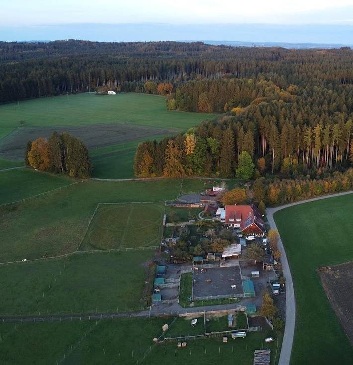 Ferienwohnung für 6 Personen, mit Terrasse und Sauna sowie Ausblick in Vogt