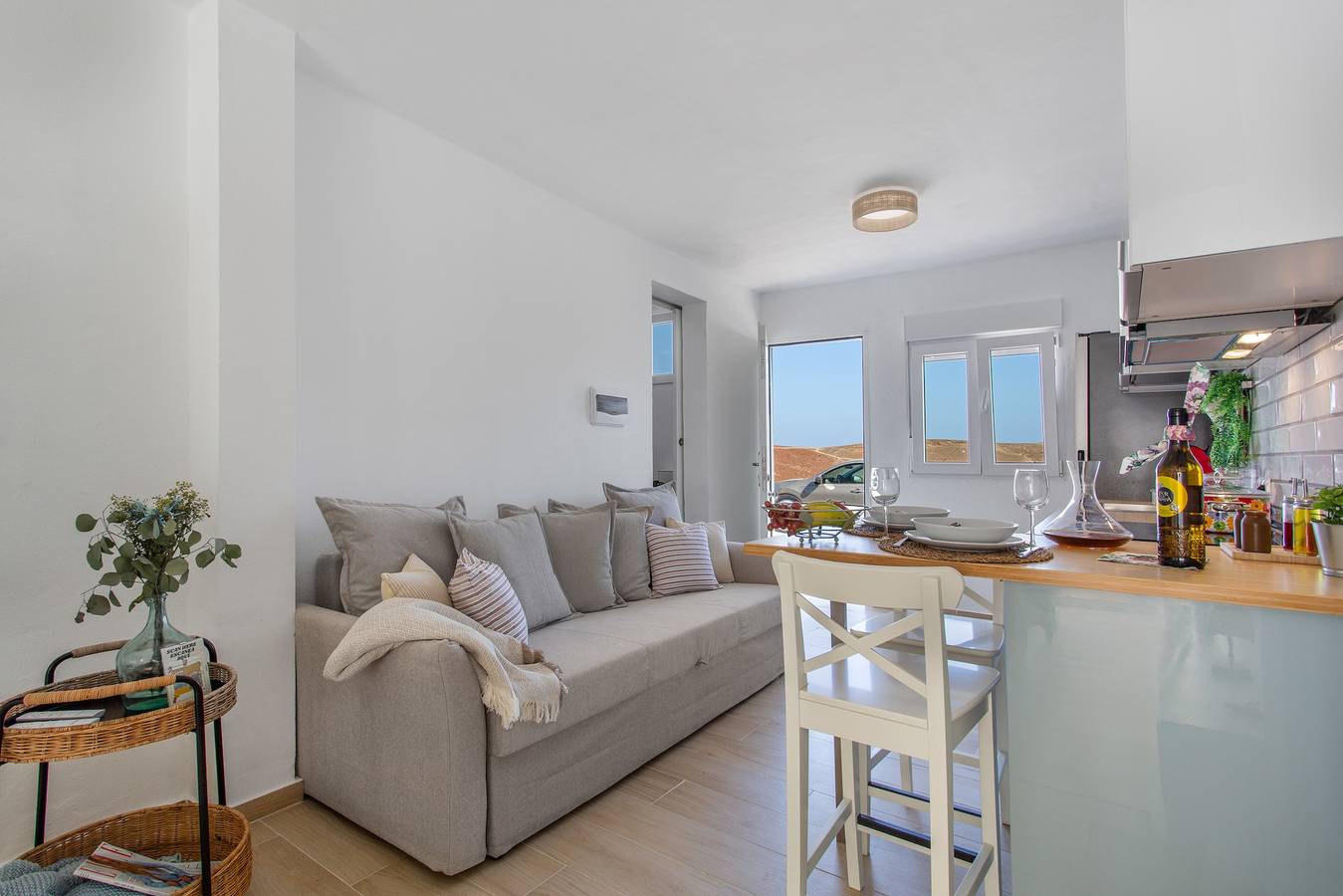 Casa Vacacional 'Neral Relax' con Vista a la Montaña, Wi-Fi y Aire Acondicionado in Tuineje, Fuerteventura