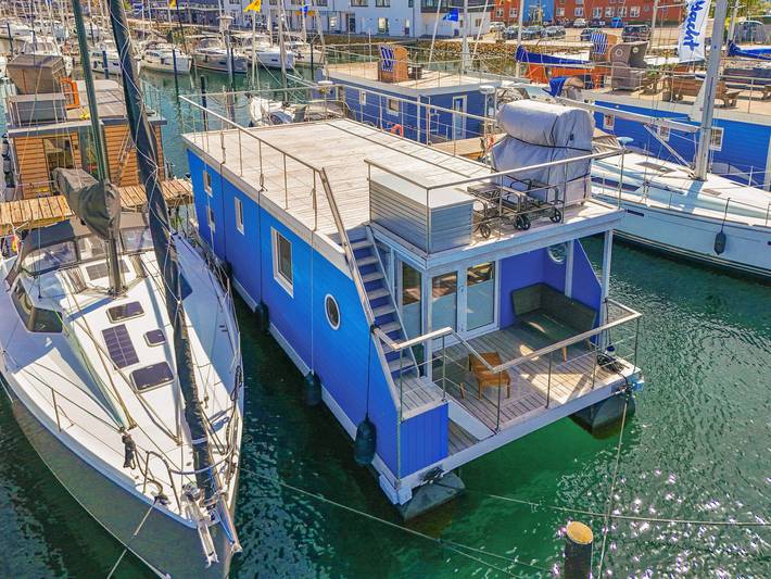 Hausboot für 5 Personen, mit Ausblick und Terrasse in Heiligenhafen - 4