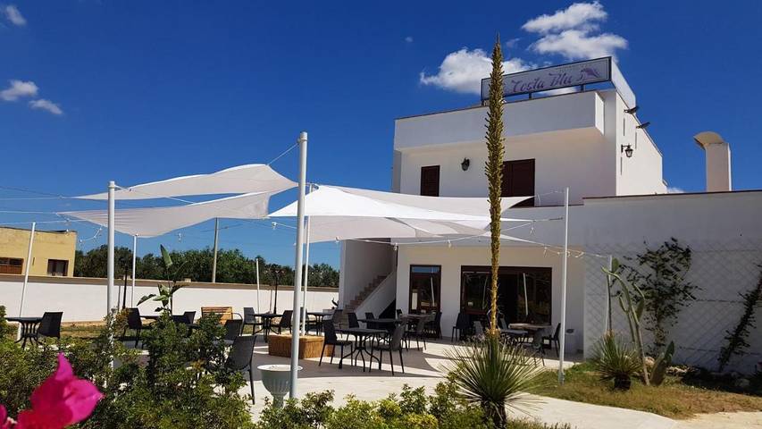 Appartamento per 4 persone, con Balcone e Terrazza nonché Giardino e Panorama a Torre Squillace