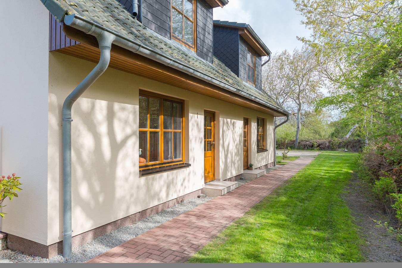 Doppelhaus am Deich in Dierhagen, Fischland