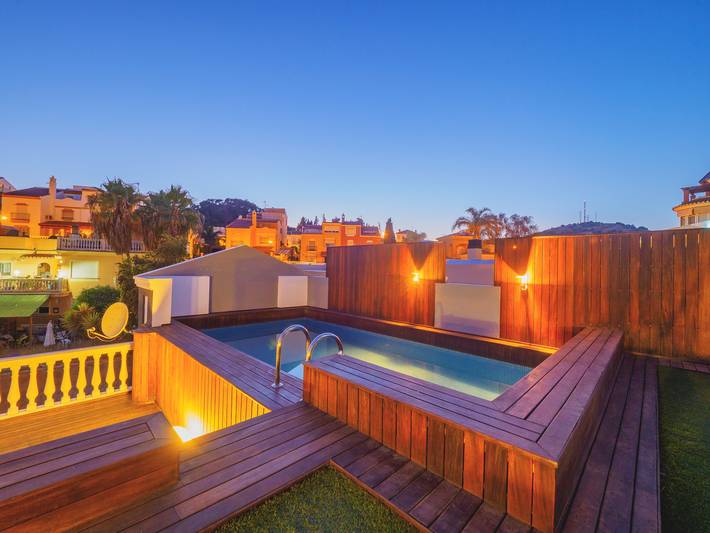 Villa für 8 Personen, mit Garten und Terrasse sowie Meerblick in Malaga - 4