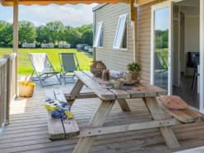 Mobil home pour 8 personnes, avec bassin pour enfant à Saint-Martial-de-Nabirat - 3