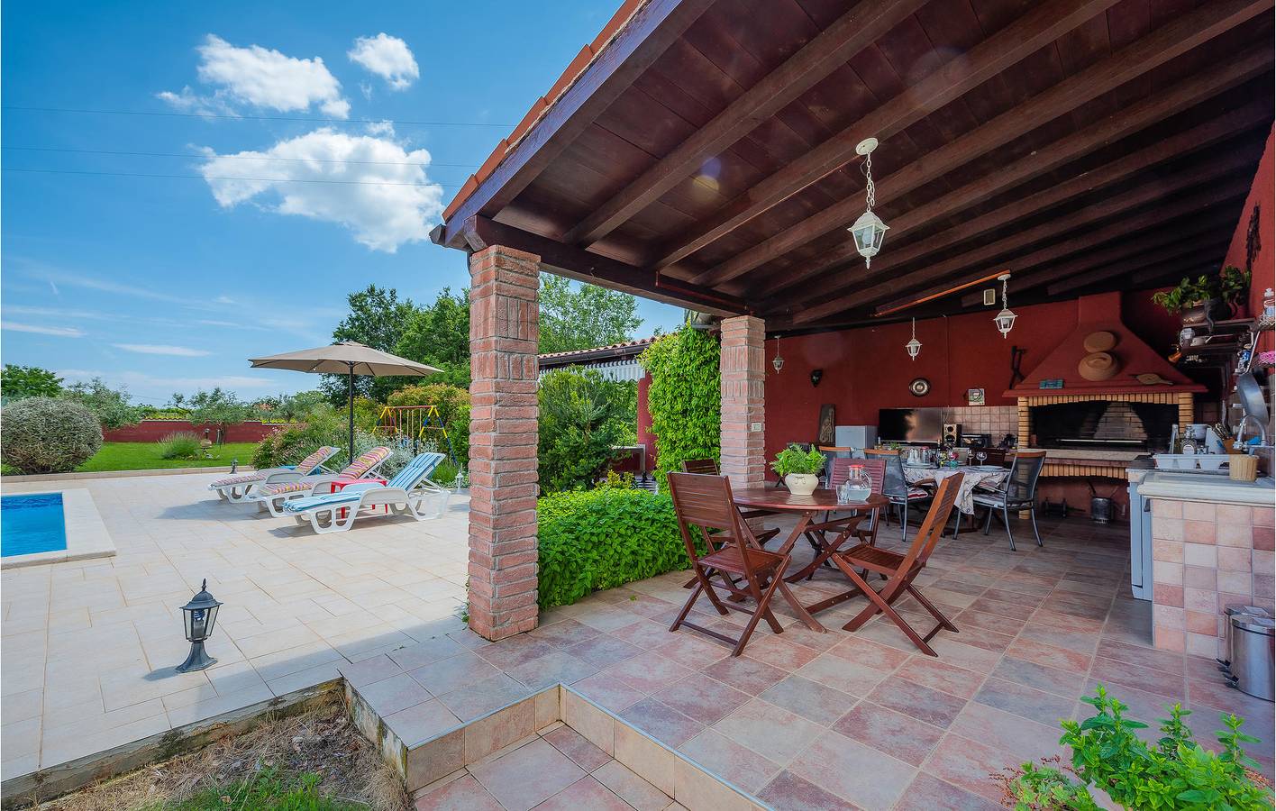 Casa vacanza per 8 persone con giardino in Muntic, Costa meridionale dell´Istria