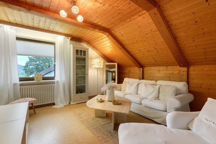 Entire apartment, Apartment 'Bayernseele - Bayerwald' with Mountain View, Shared Garden and Wi-Fi in Spiegelau, Eastern Bavaria