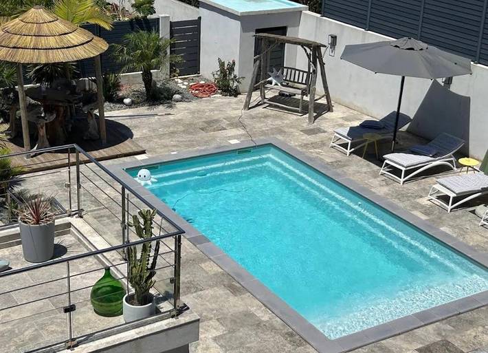 Villa pour 8 personnes, avec piscine ainsi que jardin et vue à Ajaccio - 3