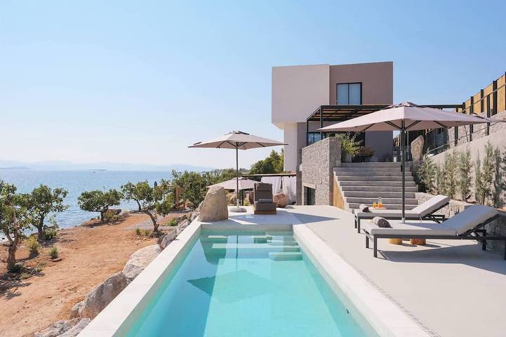 Villa for 8 people, with garden in Aegina