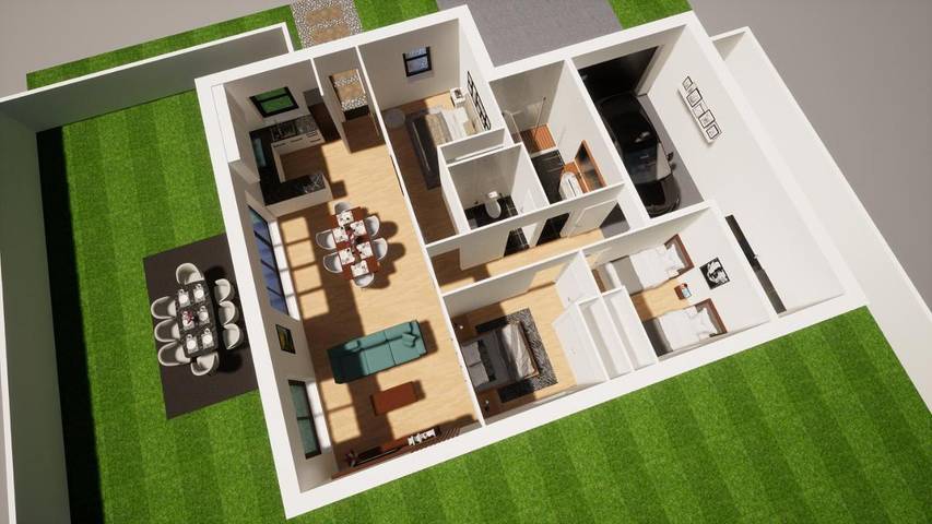 Location de vacances pour 6 personnes, avec terrasse à Mouilleron-le-Captif - 4