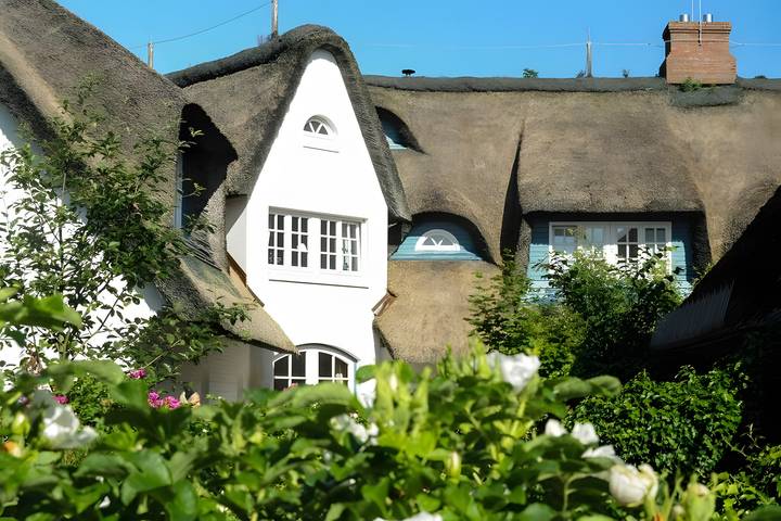 Ferienwohnung für 4 Personen, mit Sauna und Garten, kinderfreundlich in Keitum