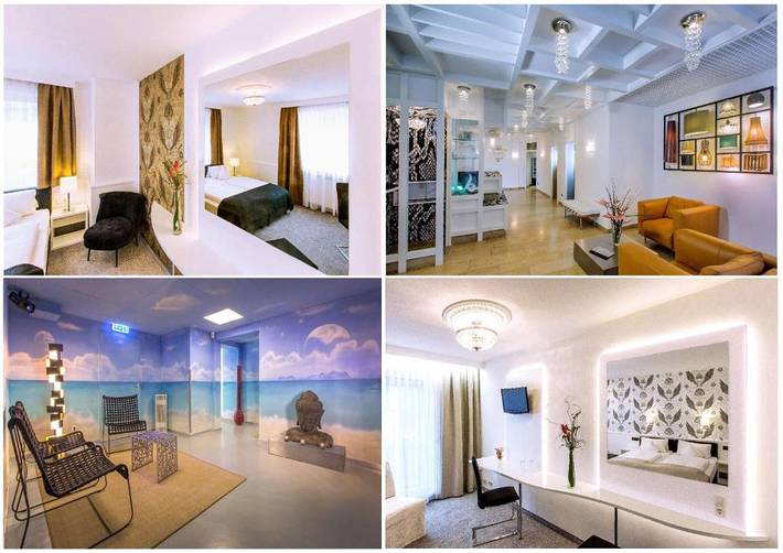Hotel Hellers Twenty Four Ii - Sonnenbergstraße - Apartment, 50 qm, 3 Schlafzimmer mit jeweils einem Doppelbett, max. 6 Personen in Friedrichshafen, Region Bodensee-Oberschwaben