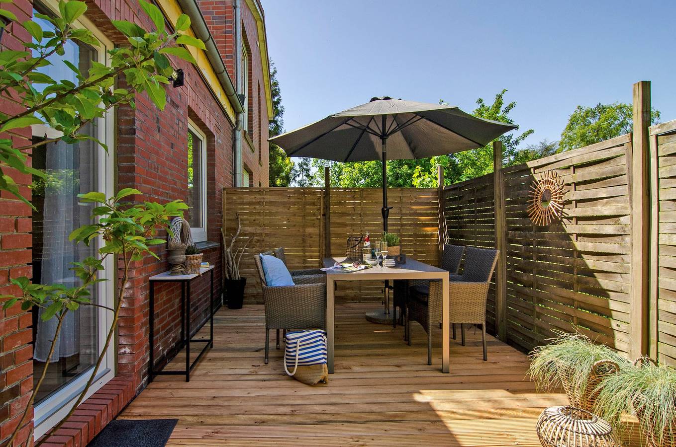 Ganze Wohnung, Ferienwohnung Fahrradland Meer" mit privater Terrasse und Wlan in Moormerland, Nordseeküste