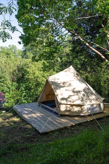 Tente pour 2 personnes, avec jardin en Pyrénées-Atlantiques