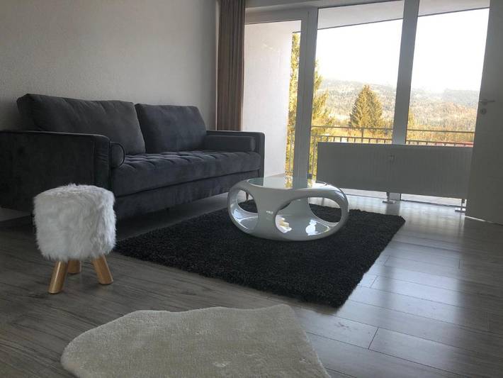 Ferienwohnung für 2 Personen, mit Balkon und Ausblick