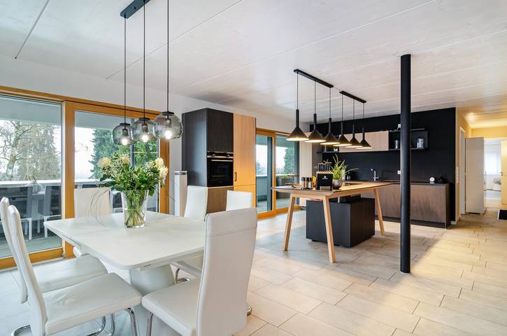 Ganze Wohnung, Apartment 'Turmalin' mit Bergblick, privater Terrasse und Wlan in Überlingen, Region Bodensee-Oberschwaben