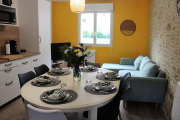 Location de vacances pour 6 personnes, avec terrasse, animaux acceptés à Isigny-sur-Mer