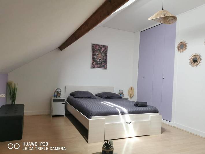 Chambre d’hôte pour 4 personnes, avec Terrasse et Jardin