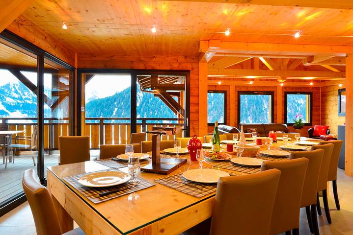 Chalet für 13 Personen, mit Terrasse und Sauna sowie Ausblick in Châtel - 3