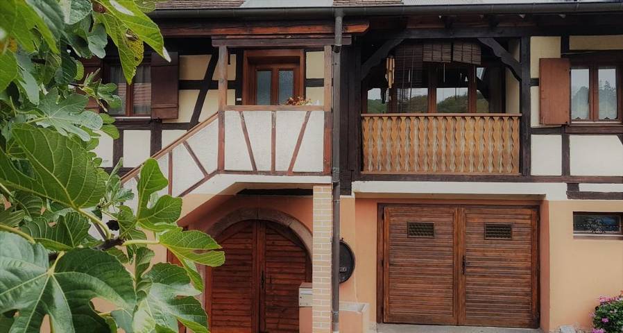 Appartement de vacances pour 4 personnes, avec Balcon et Terrasse ainsi que Jardin et Vue