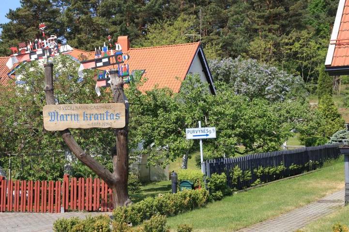 Maison d’hôte pour 2 personnes, avec jardin et vue à Nida