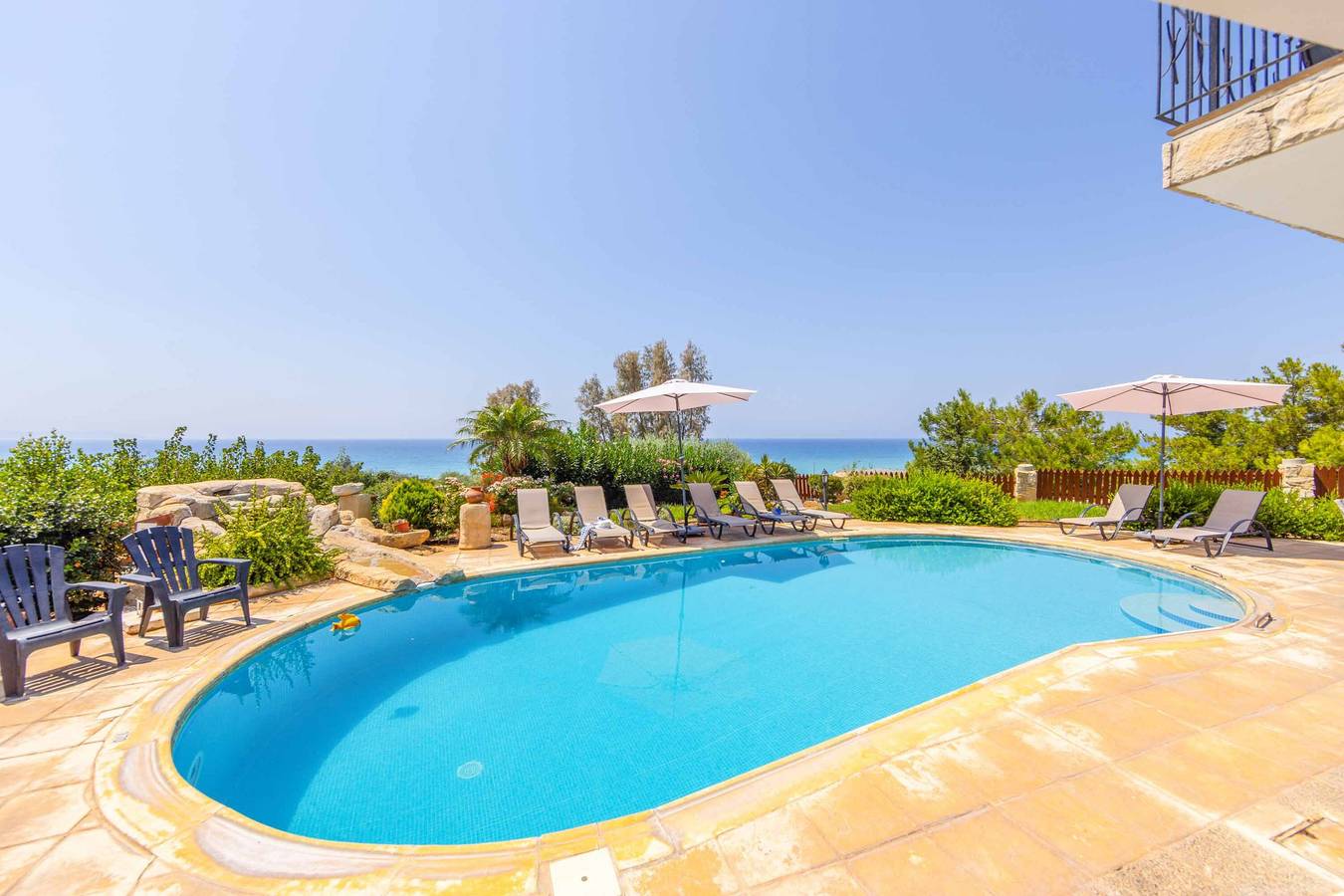 Villa für 8 Personen mit Balkon in Südzypern