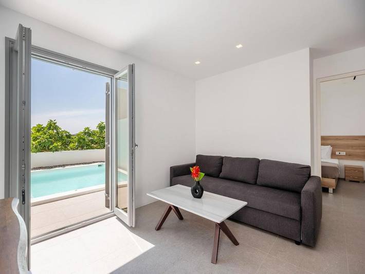 Villa voor 5 personen, with uitzicht and zwembad as well as tuin in Aliki