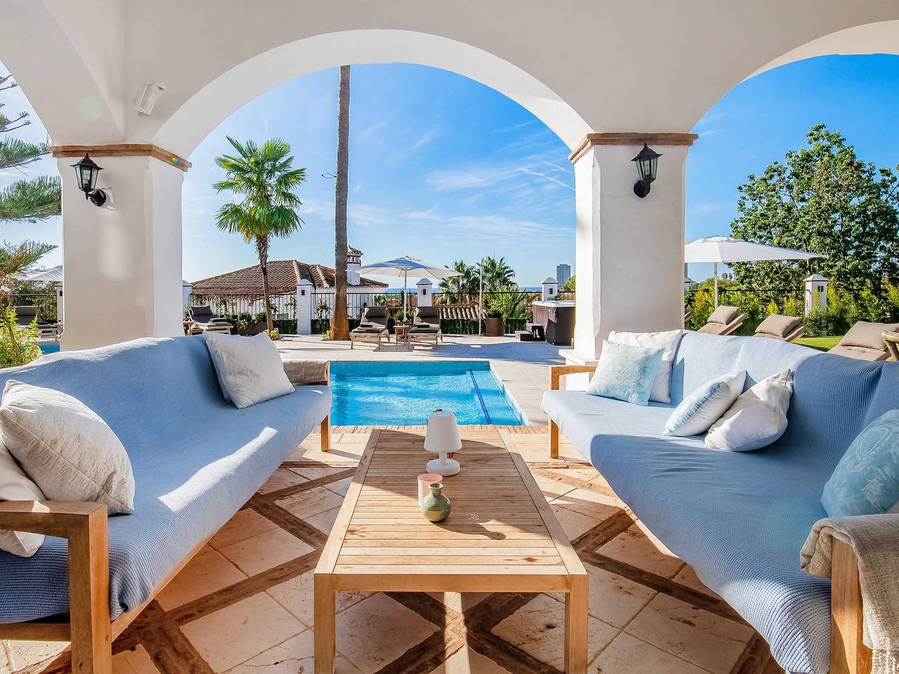 Andalusian Villa in Marbella with Heated Pool, Near Beach, for 12 People in Marbella East, Marbella