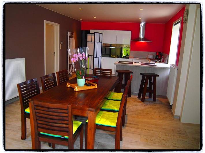 Location de vacances pour 7 personnes, avec balcon et jardin à Ellezelles - 4