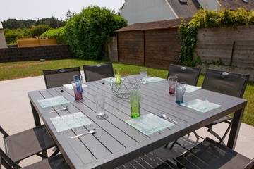 Location de vacances pour 8 personnes, avec jardin et terrasse à Plobannalec-Lesconil