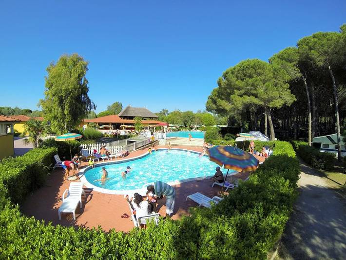Ferienpark FreeBeach Mobilehome Happy Premium für 7 Personen in Bibbona, Etruskische Küste