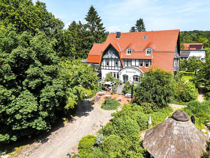 Bungalow für 2 Personen, mit Terrasse und Garten sowie Ausblick