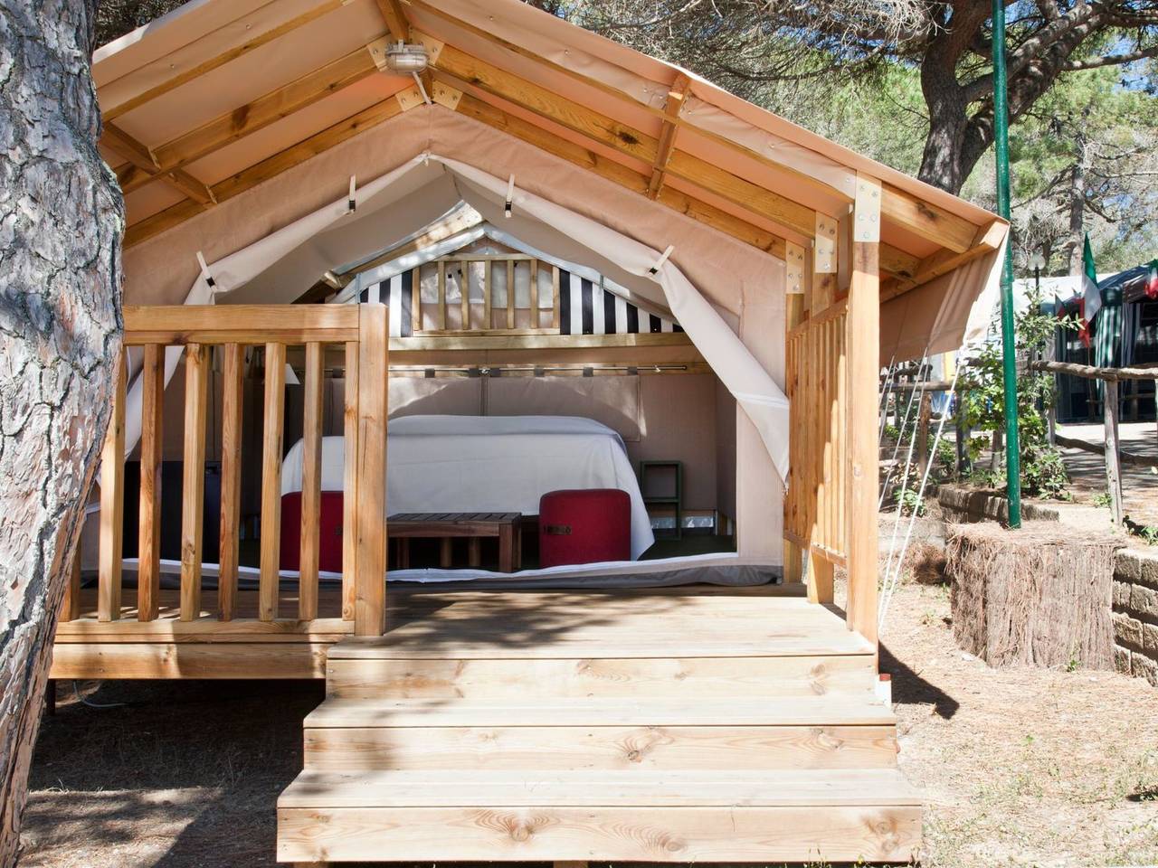 Ganze Ferienwohnung, Mini-Lodge-Zelt - 2 Pers. in Castiglione della Pescaia, Grosseto Provinz