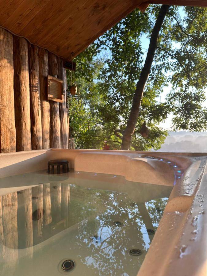 Chambre d’hôte pour 2 personnes, avec Balcon et Terrasse ainsi que Jacuzzi et Jardin